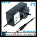 36W 24v 1.5a power supply with AUS Plug C-tick SAA approved for Newzeland and Australia